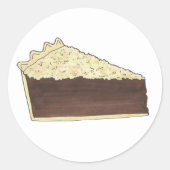 ショオフライパイソーシャルパーティーデザートベイクセールスライス ラウンドシール (正面)