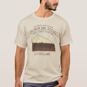 ショオフライパイソーシャルパーティーデザートベイクセールスライス Tシャツ (正面)