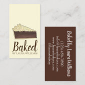 ショオフライパイPAオランダバイ焼いたベーカリーベイカーフード 名刺 (正面/裏面)
