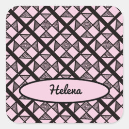 ショオフライパッチワークキルト スクエアシール