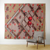 ショオラートおよびさくらんぼ タペストリー (インサイチュ(横))