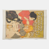 ショコフランスのラと紅茶の会社,アールヌーボー キッチンタオル (横)