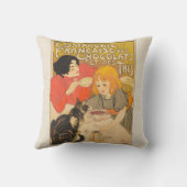 ショコフランスのラと紅茶の会社,アールヌーボー クッション (裏面)