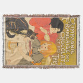 ショコフランスのラと紅茶の会社，アールヌーボー スローブランケット (正面)
