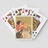 ショコフランスのラと紅茶の会社,アールヌーボー トランプ (裏面)