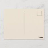 ショコフランスのラと紅茶の会社,アールヌーボー ポストカード (裏面)