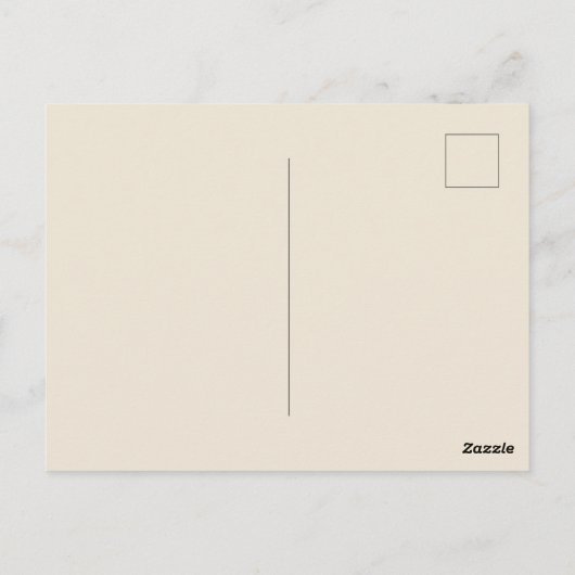 ショコフランスのラと紅茶の会社,アールヌーボー ポストカード (裏面)