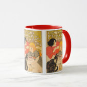 ショコフランスのラと紅茶の会社，アールヌーボー マグカップ (正面右)