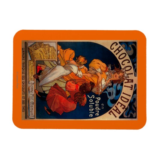 ショコライデアルヴィンテージポスターヨーロッパ マグネット (横)