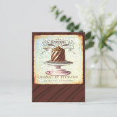 ショコラエコンフェジェリーヴィンテージラベル ポストカード (スタンド正面)