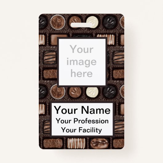 ショコラカスタムッツバッジの箱 バッジ (正面)