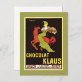 ショコラクラウス広告ポスター ポストカード (正面/裏面)