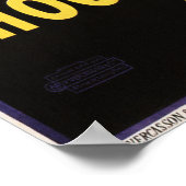 ショコラクラウス飲料ドリンク及びヴィンテージアールデコ ポスター (角)