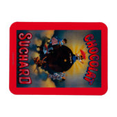 ショコラズハルトヴィンテージポスター欧州 マグネット (横)