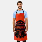 ショコラティエ・メーカー エプロン (着用した状態)