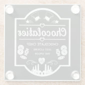 ショコラティエ・メーカー ガラスコースター (裏面)