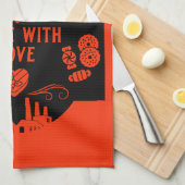 ショコラティエ・メーカー キッチンタオル (四つ折り)