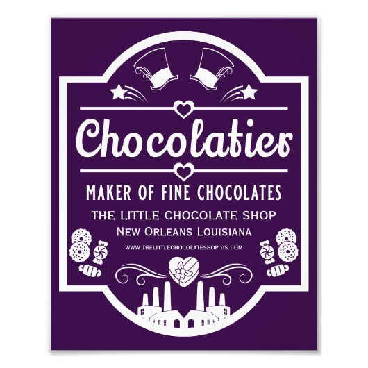 ショコラティエ・メーカー フォトプリント (正面)