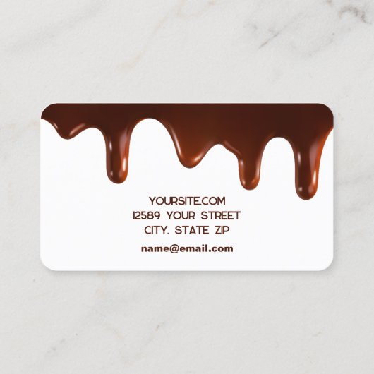 🍬ショコラティエ 名刺 (裏面)