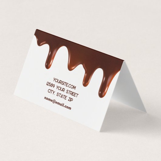 🍬ショコラティエ 名刺 (裏面)