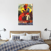 ショコラデュスポーツヴィンテージポスターEurope キャンバスプリント (インサイチュ (寝室))