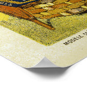 ショコラメニエフランスのー広告のポスター ポスター (角)