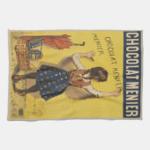 ショコラメニエ小さな女の子ウォール書ズ キッチンタオル (横)