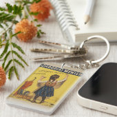 ショコラメニエ小さな女の子ウォール書ズ キーホルダー (正面右)