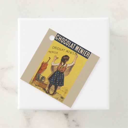 ショコラメニエ小さな女の子ウォール書ズ フェイバータグ (インサイチュ)