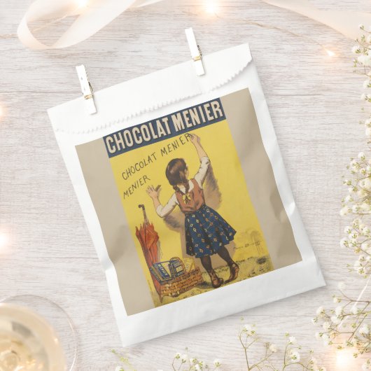 ショコラメニエ小さな女の子ウォール書ズ フェイバーバッグ (クリップ留めされた状態)