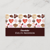 ショコラモダンティエのチョコレートショップ 名刺 (正面)