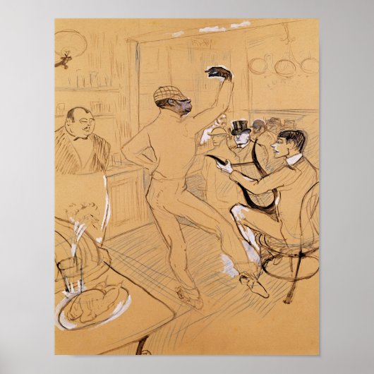 ショコラ踊り, 1896 ポスター (正面)