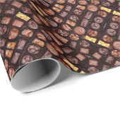 ショコラ転がのギフトラップボックス ラッピングペーパー (ロールコーナー)