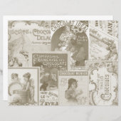 ショコラ・フランカイス・パブリティエ・デクーページ・エ・コラージュ (正面/裏面)