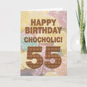 ショコリア55番目の誕生日カード カード