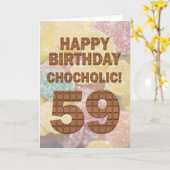 ショコリア59th誕生日カード カード (黄色い花)
