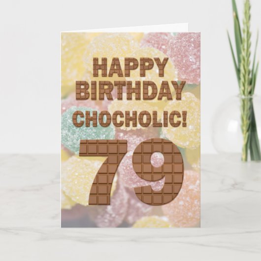 ショコリア79th誕生日カード カード (正面)