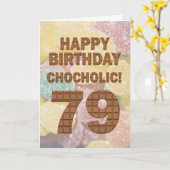 ショコリア79th誕生日カード カード (黄色い花)