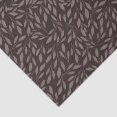 ショコレート　モーブ　ピンク　リーフ　ボタニカル　ウェディング 薄葉紙 (詳細)