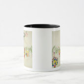 ショショーニ族の太陽踊り(綿モスリンの顔料) マグカップ (中央)