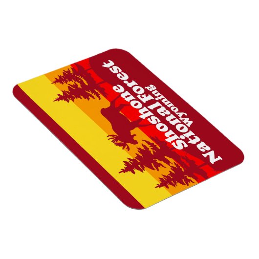 ショショーネ国立森林ワイオミング マグネット (右側)