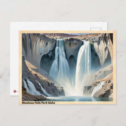 ショショーネ秋ズパークアイダホヴィンテージトラベル ポストカード (正面/裏面)