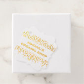 ショッオーガニックプモダン・ビジネス名のパッケージラベル フェイバータグ (箱)