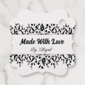 ショッオーガニックプモダン・ビジネス名のパッケージラベル フェイバータグ (裏面)