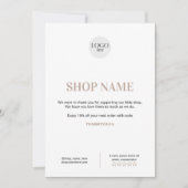 ショッカスタムプモダンオーナーのサンキューカード サンキューカード (正面)