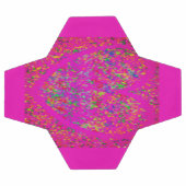 ショッキングなピンクのグリッタールックサッカーボール サッカーボール (フラット)