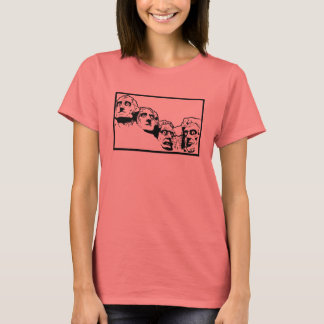 ショッキングなラシュモア山 Tシャツ