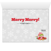 ショッキングな「サンタは実在ない」クリスマスカード (内部横(下))