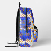 ショッキングはっきりしたビベスプリントカットソーバッグ プリントバックパック (左)