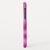 ショッキングピンクのパーソナライズなバスケットボールのiPhoneのケース Case-Mate iPhoneケース (裏面/左)